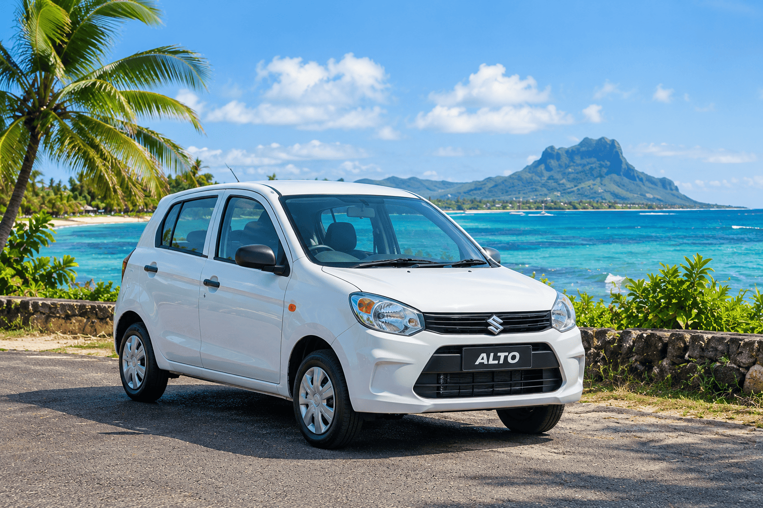 Suzuki Alto economy car for rent in Mauritius